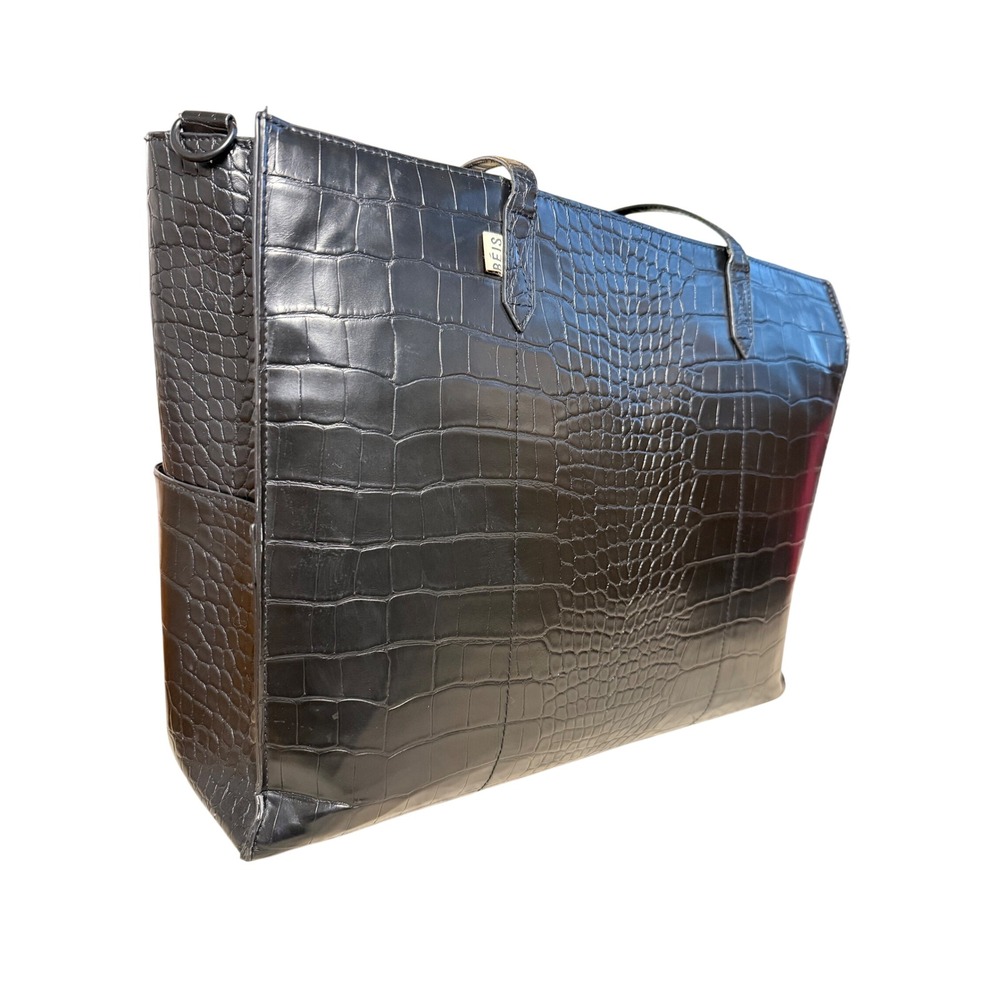 BEIS Large Croc Embossed Work Tote